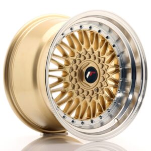 Колесный диск JR Wheels JR9 17x10 ET20 5x112/120 Gold w/ Machined Lip JR9171092074GD