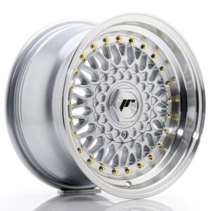Колесный диск JR Wheels JR9 15x8 ET15 4x100/114 Silver w/ Machined Lip JR9158041574S