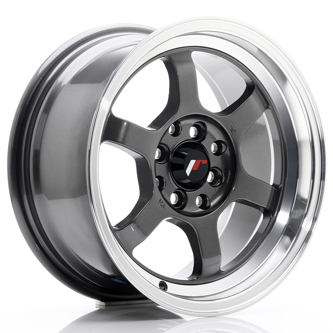 Колесный диск JR Wheels JR12 15x7,5 ET26 4x100/114 Gun Metal JR12157542673GM