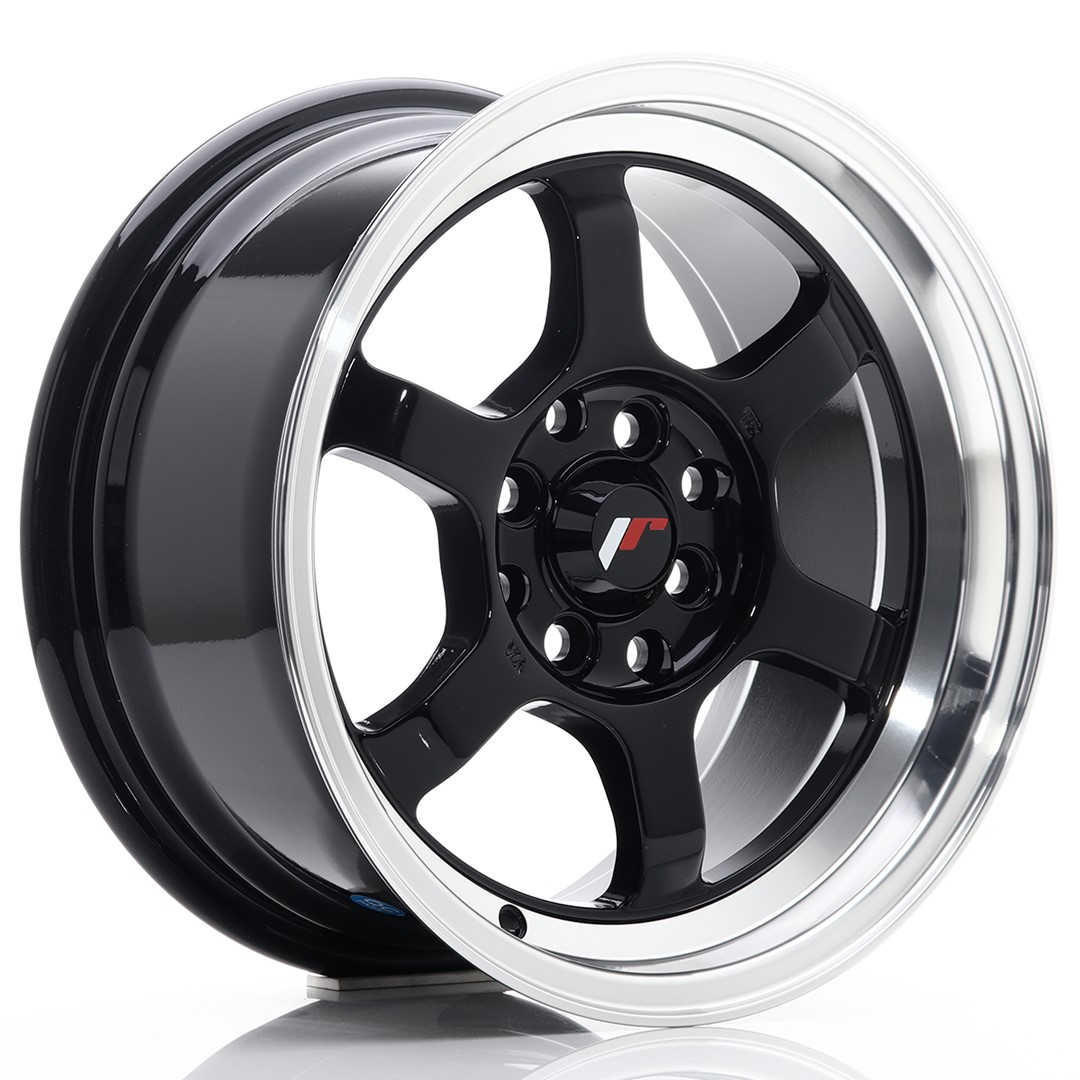 Колесный диск JR Wheels JR12 15x7,5 ET26 4x100/114 Gloss Black JR12157542673GB