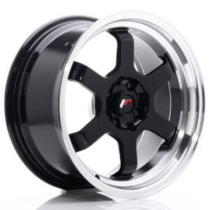 Колесный диск JR Wheels JR12 16x8 ET15 4x100/114 Gloss Black JR12168041573GB
