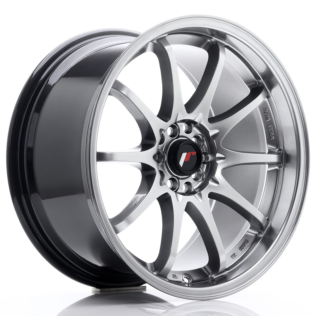 Колесный диск JR Wheels JR5 18x9,5 ET38 5x100/114,3 Hyper Black JR51895MC3874HB