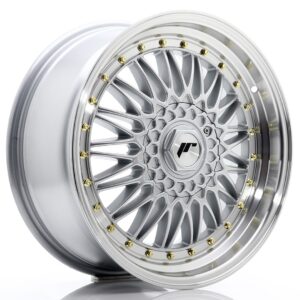 Колесный диск JR Wheels JR9 18x8 ET35-40 BLANK Silver w/ Machined Lip JR91880XX3574S