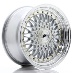 Колесный диск JR Wheels JR9 16x8 ET25 BLANK Silver w/ Machined Lip JR91680XX2574S