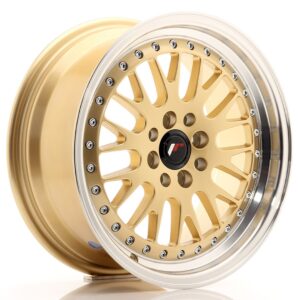 Колесный диск JR Wheels JR10 16x7 ET30 4x100/108 Gold w/ Machined Lip JR10167143067GD1