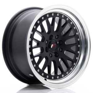 Колесный диск JR Wheels JR10 16x8 ET20 4x100/108 Matt Black w/ Machined Lip JR10168142067BFL
