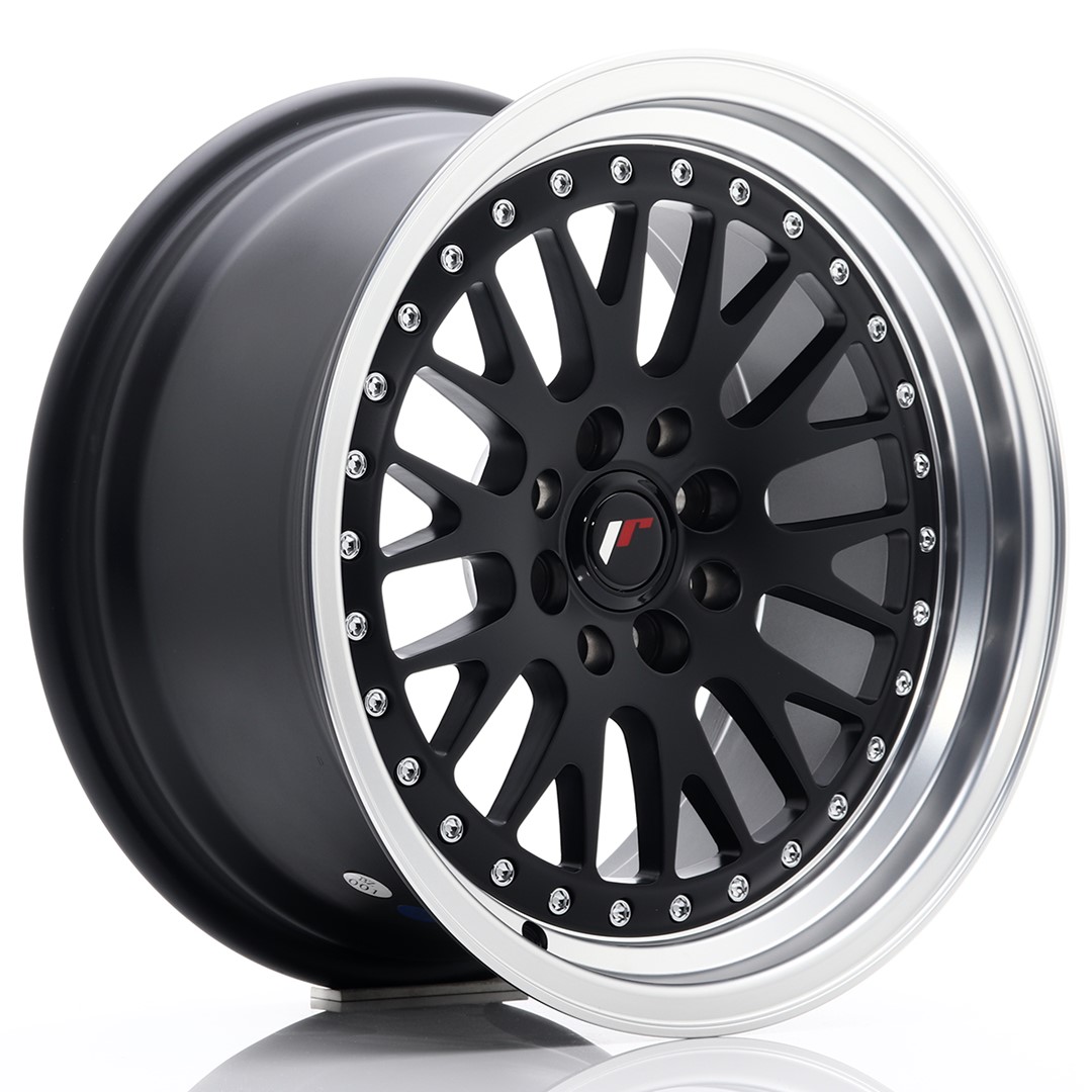 Колесный диск JR Wheels JR10 16x8 ET20 4x100/108 Matt Black w/ Machined Lip JR10168142067BFL