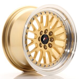 Колесный диск JR Wheels JR10 16x8 ET20 4x100/108 Gold w/ Machined Lip JR10168142067GD1
