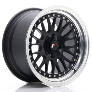 Колесный диск JR Wheels JR10 15x8 ET20 4x100/108 Matt Black w/ Machined Lip JR10158142074BFL