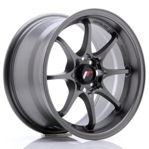 Колесный диск JR Wheels JR5 15x8 ET28 4x100 Matt Gun Metal JR515804H2873GMM