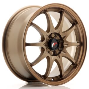 Колесный диск JR Wheels JR5 16x7 ET30 4x100/108 Dark Anodized Bronze JR5167143073DABZ