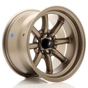 Колесный диск JR Wheels JR19 15x9 ET-13 4x100/114 Matt Bronze JR1915904M1373MBZ