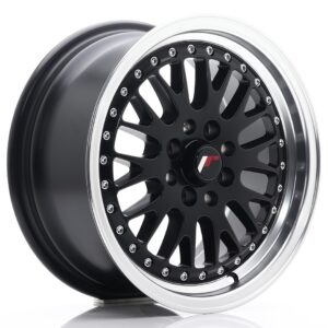 Колесный диск JR Wheels JR10 15x7 ET30 4x100/108 Matt Black w/ Machined Lip JR10157143074BFL