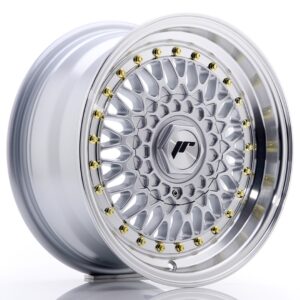 Колесный диск JR Wheels JR9 15x7 ET20 BLANK Silver w/ Machined Lip JR91570XX2074S