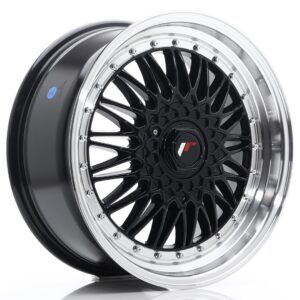 Колесный диск JR Wheels JR9 18x8 ET35-40 BLANK Gloss Black w/ Machined Lip JR91880XX3574GB