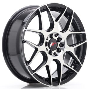 Колесный диск JR Wheels JR18 17x7 ET40 5x100/114 Gloss Black Machined Face JR18177054073GBM