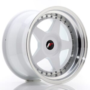 Колесный диск JR Wheels JR6 17x10 ET20 BLANK White w/ Machined Lip JR61710XX2074WL