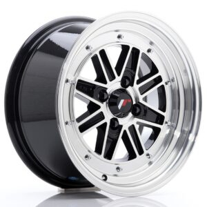 Колесный диск JR Wheels JR31 15x7.5 ET20 4x100 Gloss Black Machined Face JR3115754H2073GBM