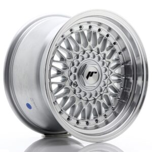 Колесный диск JR Wheels JR9 16x9 ET20 4x100/108 Silver w/ Machined Lip+Silver Rivets JR9169142074SS