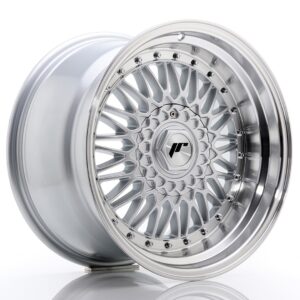 Колесный диск JR Wheels JR9 17x10 ET20 5x112/120 Silver w/ Machined Lip+Silver Rivets JR9171092074SS