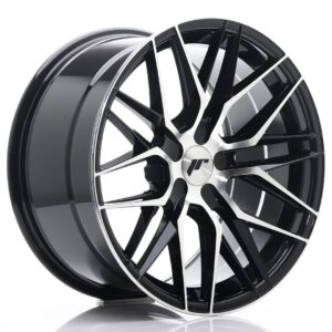Колесный диск JR Wheels JR28 18x9,5 ET20-40 5H BLANK Gloss Black Machined Face JR2818955X2074GBM