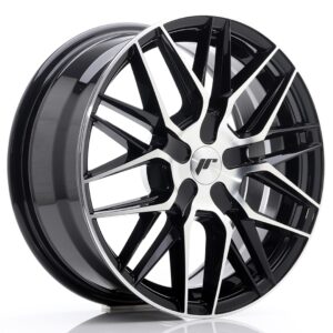 Колесный диск JR Wheels JR28 17x8 ET25-40 BLANK Gloss Black Machined Face JR281780XX2574GBM