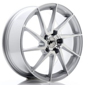Колесный диск JR Wheels JR36 18x8 ET35 5x120 Silver Brushed Face JR3618805I3572SBF