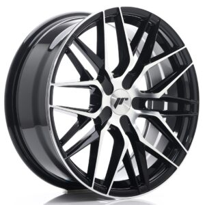 Колесный диск JR Wheels JR28 18x7,5 ET20-40 BLANK Gloss Black Machined Face JR281875XX2074GBM