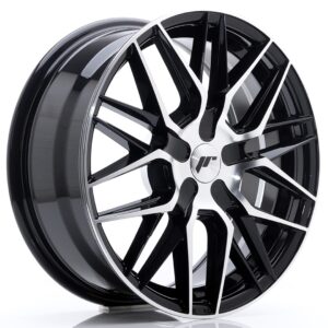 Колесный диск JR Wheels JR28 17x7 ET20-45 BLANK Gloss Black Machined Face JR281770XX2074GBM