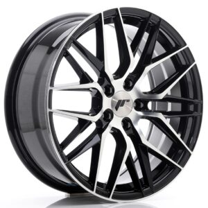 Колесный диск JR Wheels JR28 18x7,5 ET40 5x112 Gloss Black Machined Face JR2818755L4066GBM