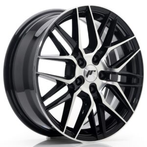 Колесный диск JR Wheels JR28 17x7 ET35 5x100 Gloss Black Machined Face JR2817705K3567GBM