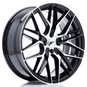Колесный диск JR Wheels JR28 18x7,5 ET40 4x100 Gloss Black Machined Face JR2818754H4067GBM