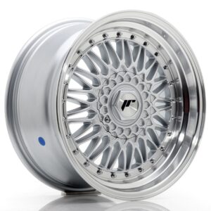 Колесный диск JR Wheels JR9 17x8,5 ET35 5x112/120 Silver w/ Machined Lip+Silver Rivets JR9178593574SS