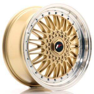 Колесный диск JR Wheels JR9 18x8 ET35 5x100/120 Gold w/ Machined Lip JR91880MZ3574GD
