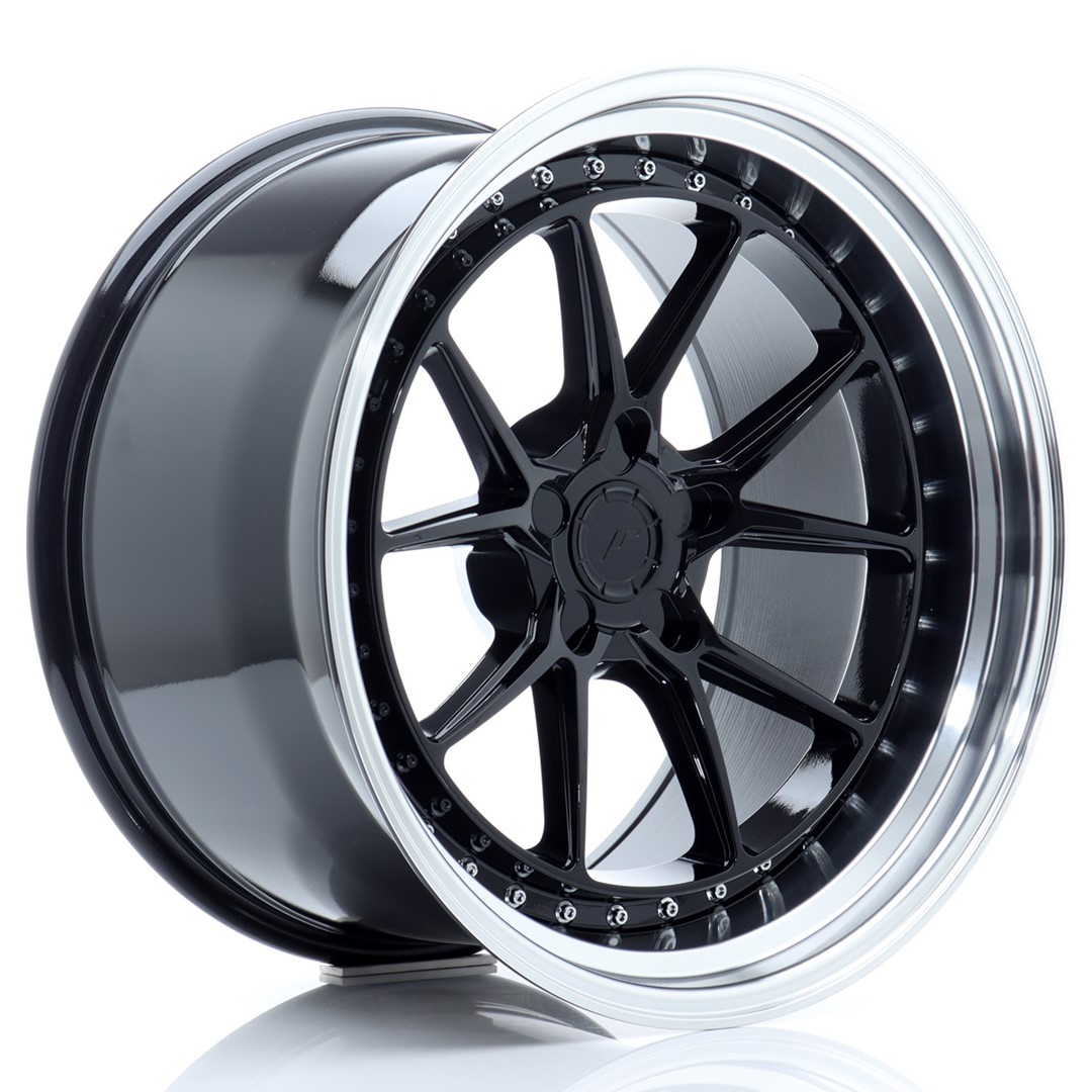 Колесный диск JR Wheels JR39 19x11 ET0-25 5H BLANK Gloss Black w/ Machined Lip JR391911F35X0072GBL