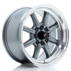 Колесный диск JR Wheels JR19 15x8 ET20 4x100/108 Gun Metal w/ Machined Lip JR19158142073GML