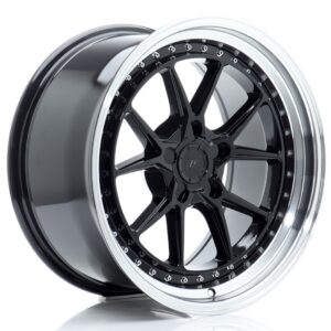 Колесный диск JR Wheels JR39 18x9,5 ET15-35 5H BLANK Gloss Black w/ Machined Lip JR391895F25X1572GBL