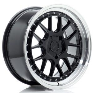 Колесный диск JR Wheels JR40 18x8,5 ET15-35 5H BLANK Gloss Black w/ Machined Lip JR4018855X1572GBL