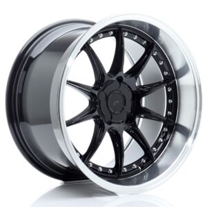Колесный диск JR Wheels JR41 18x10,5 ET15-25 5H BLANK Gloss Black w/ Machined Lip JR41181055X1572GBL