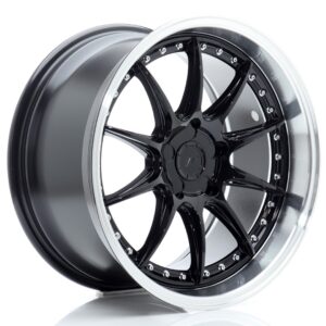 Колесный диск JR Wheels JR41 18x9,5 ET15-35 5H BLANK Gloss Black w/ Machined Lip JR4118955X1572GBL