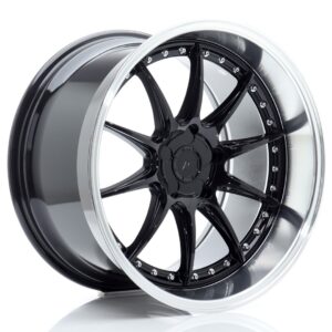 Колесный диск JR Wheels JR41 19x11 ET12-25 5H BLANK Gloss Black w/ Machined Lip JR4119115X1272GBL