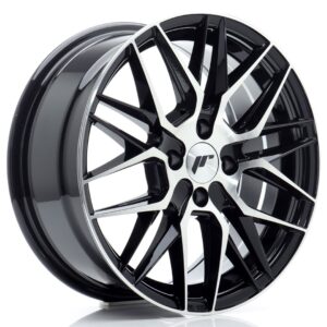 Колесный диск JR Wheels JR28 16x7 ET40 4x100 Gloss Black Machined Face JR2816704H4067GBM