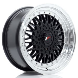 Колесный диск JR Wheels JR9 16x7,5 ET25 BLANK Gloss Black w/ Machined Lip JR91675XX2574GB