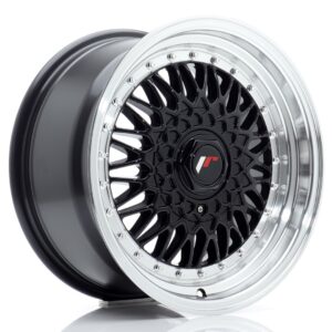 Колесный диск JR Wheels JR9 16x8 ET25 4x100/108 Gloss Black w/ Machined Lip JR9168142574GB