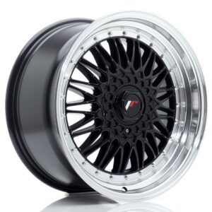 Колесный диск JR Wheels JR9 18x9 ET20-40 BLANK Gloss Black w/ Machined Lip JR91890XX2074GB