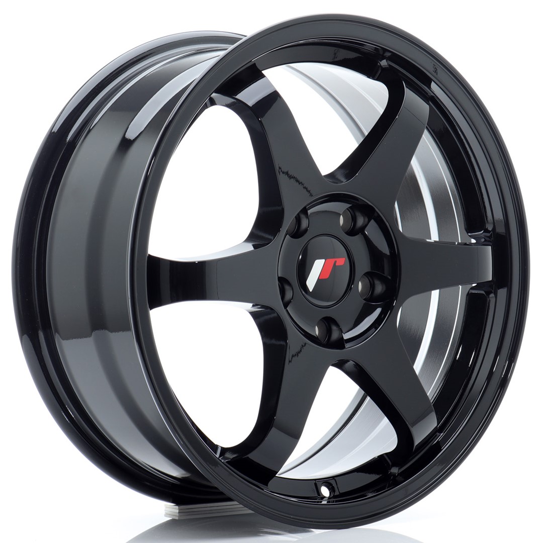 Колесный диск JR Wheels JR3 17x7 ET40 4x100 Gloss Black JR317704H4067GB