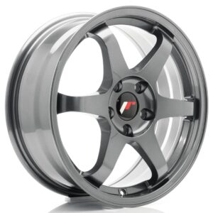 Колесный диск JR Wheels JR3 17x7 ET40 5x114,3 Gun Metal JR317705H4067GM1