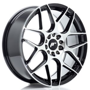 Колесный диск JR Wheels JR18 18x7,5 ET40 5x112/114 Black Machined Face JR181875F1ML4072GBM1