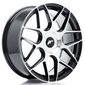 Колесный диск JR Wheels JR18 18x7,5 ET20-40 BLANK Black Machined Face JR181875F1XX2072GBM1