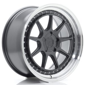 Колесный диск JR Wheels JR47 18x8,5 ET15-35 5H BLANK Hyper Gray w/ Machined Lip JR471885F15X1572HGL